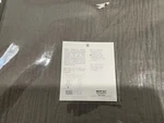 $1229 Home Treasures Italy Nwt Queen Coverlet 100% Linen Steel Grey Wave Machine. Fixed Price $420.00.
