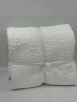 Pottery Barn Belgian Flax Linen Floral Stitch Quilt Queen, White. Fixed Price $199.00.