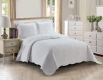 Home Collection 3PC Full/queen Over Size Elegant Embossed Bedspread Set Light.... Fixed Price $29.32.