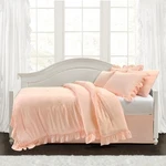 Decor Reyna Ruffle Daybed Cover Set Blush 6 Piece Bedding. Fixed Price $127.90.