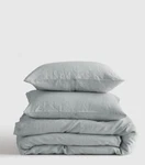 Nwt Quince European Linen King / Cal Duvet Cover Set Mist Msrp $209.90. Fixed Price $119.99.