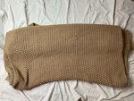 Casaluna Full/queen Chunky Knit Bed Blanket Warm Brown Sweater Machine Wash. Fixed Price $29.00.