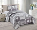 Brilliant Sunshine Heart Love Quilt Set, 2-PIECE Bedding Sets With 1 Sham, Pa.... Fixed Price $44.63.