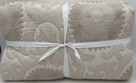 Pottery Barn Dune Metallic Alanya Suzani King Quilt Natural. Fixed Price $213.85.