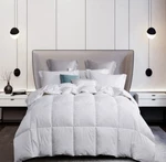 Martha Stewart, 240 Tc - White Goose Down + Feather Comforter (full / Queen). Fixed Price $120.00.
