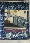 Nib $199 Lush Decor Lambert Tie Dye Quilt 3PC Set Navy Queen 88X92. Shams 20X26. Fixed Price $37.47.