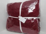 Pottery Barn Cloud Handcrafted Full Queen Quilt 92" X 88" Ruby Color Nwt. Fixed Price $189.95.