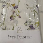 Nwt New Yves Delorme Senteur Pollen Queen Flat Sheet 94 X 116". Fixed Price $259.00.