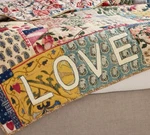 Sale - Pottery Barn Elise Love Quilt Free Shipping. Fixed Price $159.99.