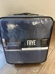Nip Frye Home Aspen Navy Gauze Layered Cotton Full/queen Quilt Set 3PC. Fixed Price $159.79.