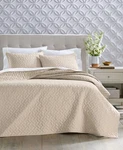 Charter Club Chambray Quilt, King, Created For Macy's - Tan. Fixed Price $171.60.