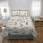 The Grinch Full/queen Christmas Holiday Quilt Green Bedspread & Shams. Fixed Price $110.00.