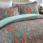 Newlake Cotton Bedspread Quilt Sets-reversible Patchwork Coverlet Set, Europe.... Fixed Price $73.52.