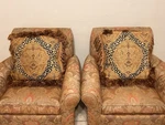 Sherry Kline Tangiers Royale Pillow Set Of 2 Down Filled Throw Leopard Print. Fixed Price $94.99.