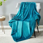 Dreamnine Soft Cozy Plush Fleece Travel/throw Size - 50" X 60", Plain Teal. Fixed Price $14.76.