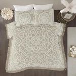 Madison Park Laetitia Coverlet Set King/california Taupe Cotton 3-PC BED58. Fixed Price $272.00.
