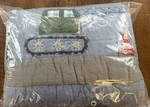 New Pottery Barn Kids Heritage Construction Toddler Quilt. Fixed Price $89.96.