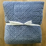 Brand New Pottery Barn Cross Stitch Velvet Full Queen Quilt Midnight. Fixed Price $199.99.