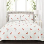 Kelly Flamingo Quilt 3 Piece Set. Fixed Price $142.99.