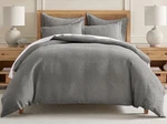 Levtex Home Cloud Waffle Duvet Comforter & 1 Pillow Sham Twin Set Grey. Fixed Price $74.99.