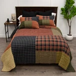 Donna Sharp Woodland Square King Quilt Set 3PC Lodge Bedding Cotton -sealed. Fixed Price $349.99.