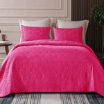 Whale Flotilla Quilt Bedding Set, Soft Hot Pink TWIN(68"X88"),. Fixed Price $42.90.