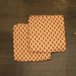 Levtex Mackenzie 2-PIECE Euro Sham Set Orange Multi 26X26. Fixed Price $30.55.