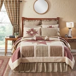 Vhc Cider Mill Queen Quilt 90X90 Star Patchwork. Fixed Price $199.95.