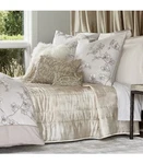 Nwt Michael Aram Home Textured Watercolor Print Full / Queen Silk Quilt Ivory. Fixed Price $210.00.
