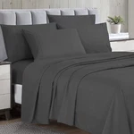 Cathay Home 4 Pcs Sheet Set, Queen, Gray. Fixed Price $32.21.
