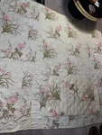 Gorgeous Vintage Mcm Fancy Pink Floral Bedspread Twin. Fixed Price $34.99.