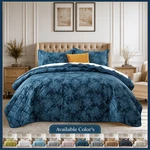 Luxury Velvet Bedspread Reversible Emboss Soft Plush Quilt Textured Bedding New. Fixed Price $31.99.