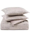 Hotel Collection Impasto Stone 3 Pc Duvet Cover Set King Grey Jacquard Marble. Fixed Price $319.00.