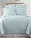 Levtex Home Cross Stitching 3-PC. Quilt Set, Full/queen Blue Haze. Fixed Price $59.00.