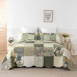 Yayiday Oversized Queen Quilt Set Patchwork Bedspread 110X118 Inch - 100 Cotton. Fixed Price $195.75.