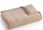 Berkshire Classic Cozy Velvety Plush Beige King Satin Binding Blanket - $70. Fixed Price $35.99.