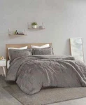 Intelligent Design Malea Shaggy Faux Fur Soft Plush Reverse Twin Duvet Cover. Fixed Price $74.99.
