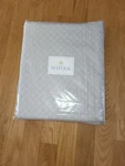 Matouk M087 Nadia 500 Thread Count Full/queen Coverlet In Silver Color. Fixed Price $283.20.