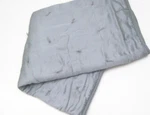 Pottery Barn Gray Cotton Quilted Tufted Silk Jersey King Pillow Cover Sham New. Fixed Price $24.00.