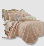 Levtex Home Pink Spruce Paisley Reversible 3-PIECE. Quilt Set Size, King. Fixed Price $118.80.
