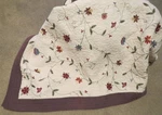 Nostalgia Home Quilted Embroidery Floral Coverlet With Shams (83" X 98). Fixed Price $40.00.