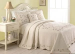 Modern Heirloom Felisa Floral Embroidered Quilted Bedspread, Lightweight All .... Fixed Price $99.16.