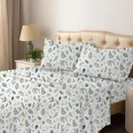 Queen Set - 4 Piece Bedding Brushed Microfiber Soft For .... Fixed Price $33.11.