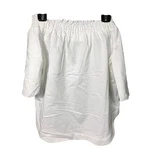 New York & Company 7TH Avenue White Off The Shoulder Eyelet Blouse Xl CN120012. Fixed Price $10.00.