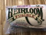 Hobbs Heirloom: Fusible Blend: 90 X 108IN (queen) Cotton/poly Quilt Batting New. Fixed Price $35.00.