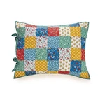 The Pioneer Woman Multi-color Floral Patchwork 2-PIECE Cotton King Sham Set. Fixed Price $24.99.