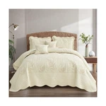 Botanical Oversized Bedspread Queen - Leaves Pattern Stitching... Fast Ship. Fixed Price $149.99.