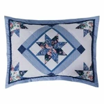 Mainstays Classic Blue Rose Sham Standard 2 Pack, *new. Fixed Price $9.99.