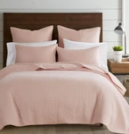 Levtex Home Cross Stitch Blush Quilt Set Cotton King / Cal 106X92". Fixed Price $99.98.