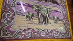 Vintage Jacquard Bedspread Elephants Leopard Boho Vibrant India Zen 88 W X 76. Fixed Price $31.96.